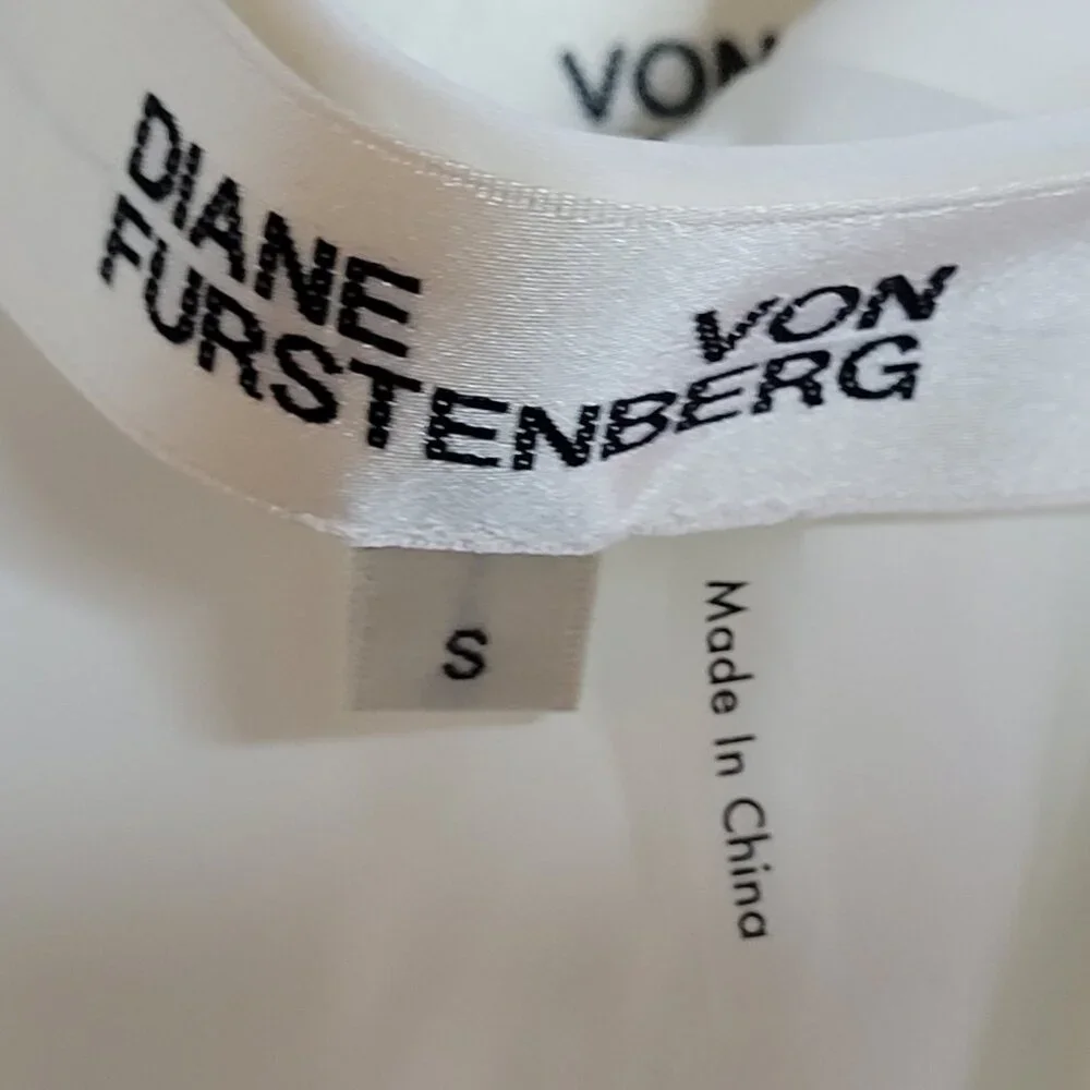 White Evangelia White Wrap Dress by Diane Von Furstenberg - Picture 11 of 15